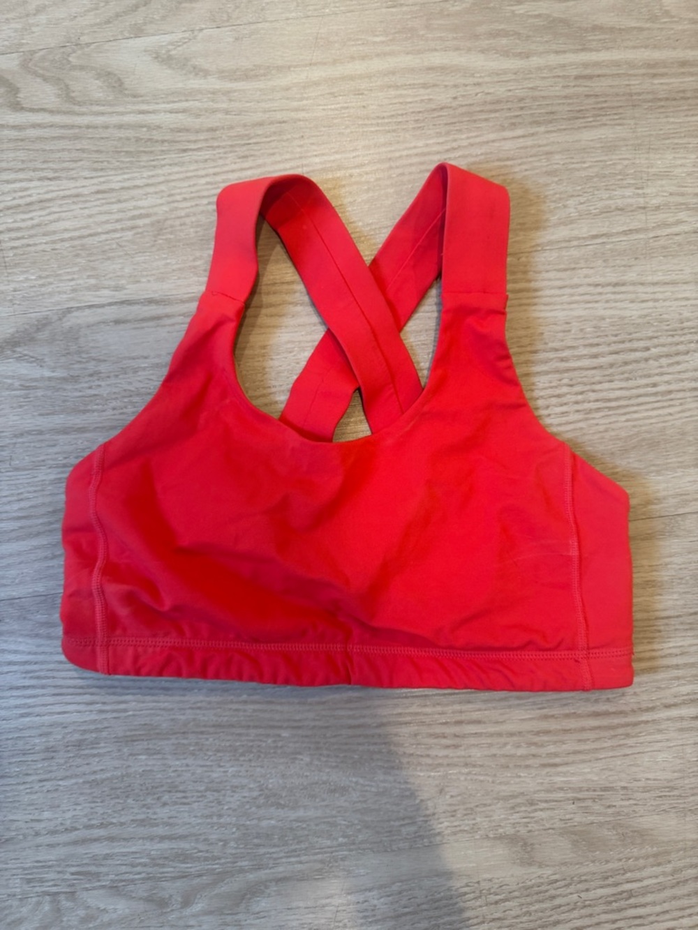 lululemon athletica coral Cross-Back Sports Bra
